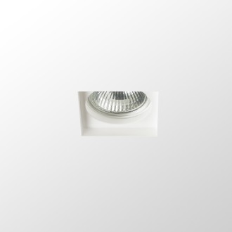 Rendl R12363 - Sadrové podhľadové svietidlo Dandy SQ 1xGU10, 230V, sadra
