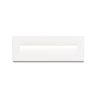 Rendl R12627 - Vonkajšie zápustné LED svietidlo do steny Rasq IP65, 9W, 3000K, 190lm, 250x86, biela