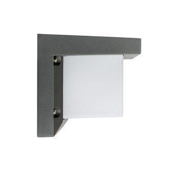 Rendl R12561 - Vonkajšie nástenné svietidlo Hide 1xE27, IP54, 260x124, antracit