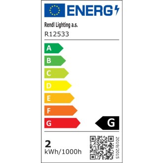 Rendl R12533 - Vonkajšie zápustné LED svietidlo do steny Gordiq S IP65, 1,5 W, 3000K, 30lm, 90x90, biela