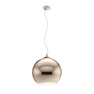 Rendl R10517 - Luster Beau Monde 1xE27, Ø250, medené sklo