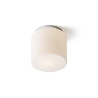 Rendl R13682 - Stropné kúpeľové svietidlo Arana 1xE27, IP44, Ø170, opálové sklo/chróm