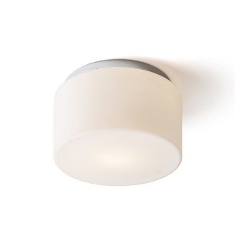 Rendl R13683 - Stropné kúpeľové svietidlo Arana 1xE27, IP44, Ø270, opálové sklo/chróm