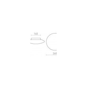 Rendl R13687 - Stropné kúpeľňové LED svietidlo Sara 12W, 3000K, 900lm, IP44, Ø260, opálové sklo/chróm