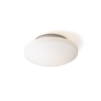 Rendl R13687 - Stropné kúpeľňové LED svietidlo Sara 12W, 3000K, 900lm, IP44, Ø260, opálové sklo/chróm