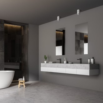 Rendl R13539 - Stropné kúpeľňové svietidlo Lola 1xGU10, Ø65, IP54, chróm