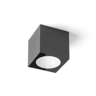 Rendl R13625 - Vonkajšie stropné LED svietidlo Senza 6W, 3000K, 580lm, IP65, antracit/číre sklo
