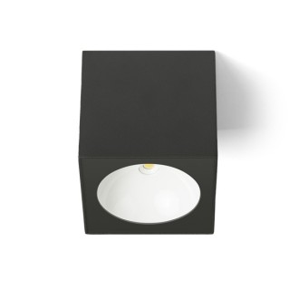 Rendl R13625 - Vonkajšie stropné LED svietidlo Senza 6W, 3000K, 580lm, IP65, antracit/číre sklo