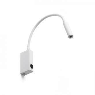 Rendl R12944 - Nástenná LED lampička EKE 3W, 3000K, 100lm, 60°, biela