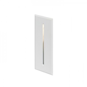 Rendl R13566 - Vonkajšie zápustné LED svietidlo do steny Segno IP54, 3W, 3000K, 170x65, biela