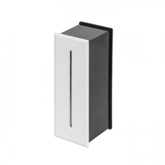 Rendl R13566 - Vonkajšie zápustné LED svietidlo do steny Segno IP54, 3W, 3000K, 170x65, biela
