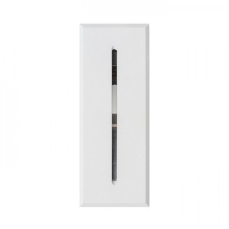 Rendl R13566 - Vonkajšie zápustné LED svietidlo do steny Segno IP54, 3W, 3000K, 170x65, biela