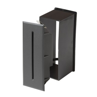 Rendl R13567 - Vonkajšie zápustné LED svietidlo do steny Segno IP54, 3W, 3000K, 170x65, antracit