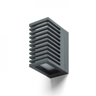 Rendl R13563 - Vonkajšie nástenné LED svietidlo Claire 6W, 3000K, 143lm, IP54, antracit/mliečna
