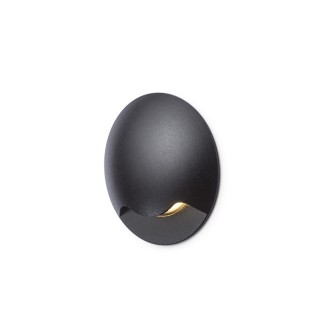 Rendl R12615 - Vonkajšie orientačné LED svietidlo Kick 3W, 3000k, 100lm, IP54, čierna