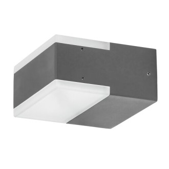 Rabalux 8060 - Vonkajšie nástenné LED svietidlo Bona 9W, 4000K, 678lm, IP54, antracit/biela