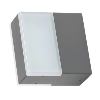 Rabalux 8060 - Vonkajšie nástenné LED svietidlo Bona 9W, 4000K, 678lm, IP54, antracit/biela