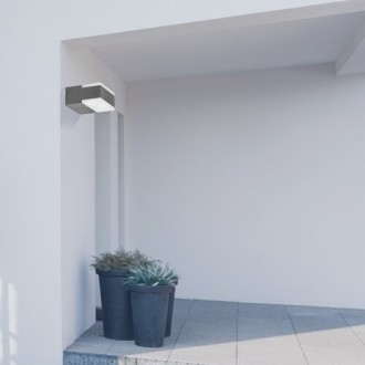 Rabalux 8060 - Vonkajšie nástenné LED svietidlo Bona 9W, 4000K, 678lm, IP54, antracit/biela