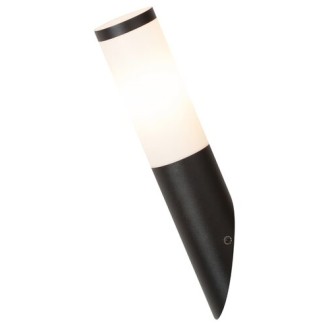 Rabalux 8145 - Vonkajšie nástenné svietidlo Black torch 1xE27, IP44, matná čierna/biela