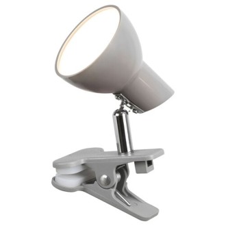 Rabalux 1480 - LED lampička s klipom Noah 5W, 3000K, 360lm, sivá