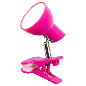Rabalux 1482 - LED lampička s klipom Noah 5W, 3000K, 360lm, ružová
