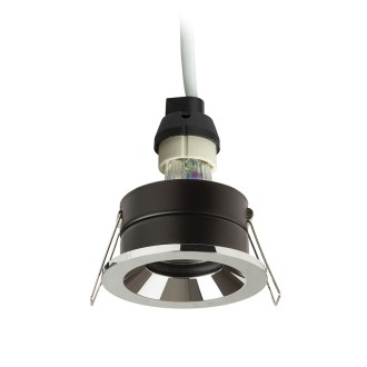Rendl R13600 - Kúpeľňové podhľadové svietidlo Bella 1xGU10, IP65, 230V, Ø83, chróm