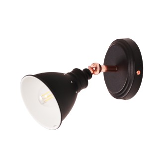 Kaja K-8005W-1 BK - Bodové svietidlo Watso black 1xE14, čierna