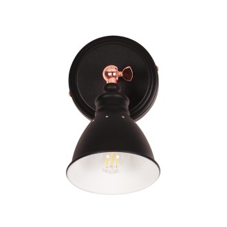 Kaja K-8005W-1 BK - Bodové svietidlo Watso black 1xE14, čierna