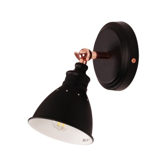 Kaja K-8005W-1 BK - Bodové svietidlo Watso black 1xE14, čierna