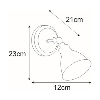Kaja K-8005W-1 BK - Bodové svietidlo Watso black 1xE14, čierna
