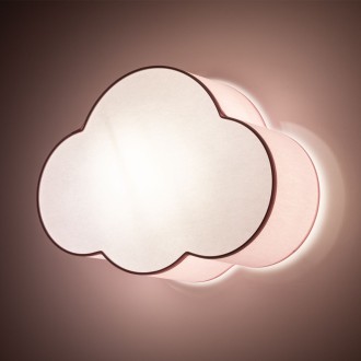 TK Lighting 6075 - Detské stropné svietidlo Cloud 2xE27, ružová