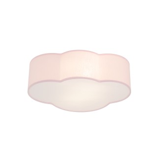 TK Lighting 6075 - Detské stropné svietidlo Cloud 2xE27, ružová