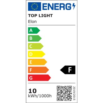 TOP LIGHT Elon PIR - Vonkajšie nástenné LED svietidlo Elon 10W, 4000K, IP54, 1000lm, čierna + senzor