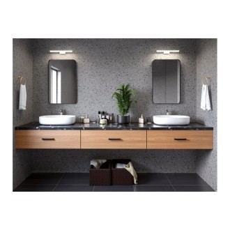 GTV-LD-KAT600-00 - Nástenné kúpeľňové LED svietidlo Catania 12W, 4000K, 960lm, IP44, 600mm, biela