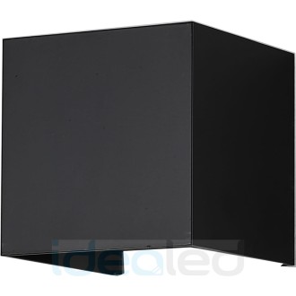 Idea led ID-8008 - Vonkajšie nástenné LED svietidlo LEO 2x3W, 4000K, 490lm, IP54, čierna