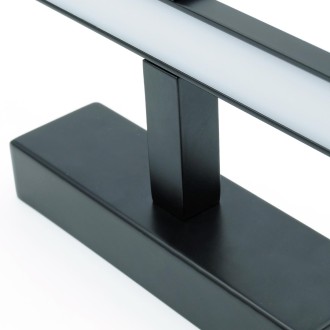 Idea led ID-9032 - Nástenné kúpeľňové LED svietidlo Venus LED 24W, 4200K, 1680lm, IP44, čierna