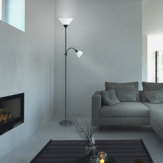 Rabalux 4062 - Lampa Action 1xE27 + 1xE14, čierna/biela