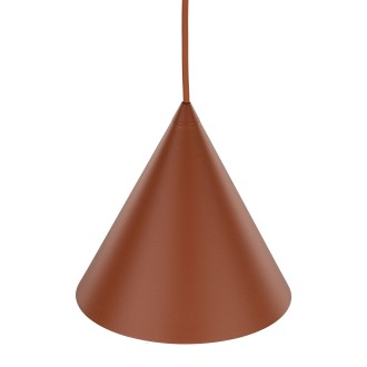 TK Lighting 10076 - Luster Cono S 1xE27, Ø190, tehlová