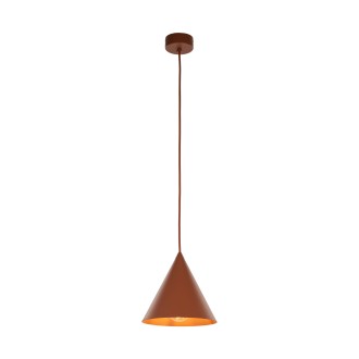 TK Lighting 10076 - Luster Cono S 1xE27, Ø190, tehlová