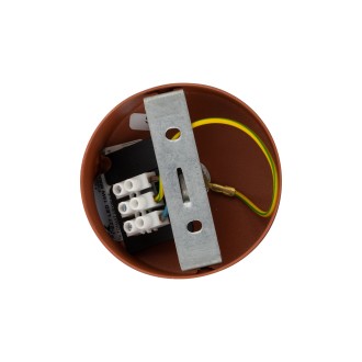 TK Lighting 10076 - Luster Cono S 1xE27, Ø190, tehlová