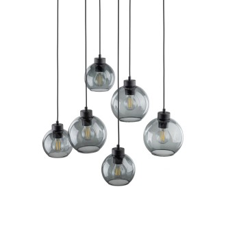 TK Lighting 2833 - Luster Cubus graphite 6xE27, grafit/čierna