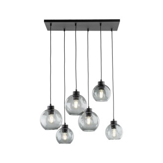 TK Lighting 2833 - Luster Cubus graphite 6xE27, grafit/čierna