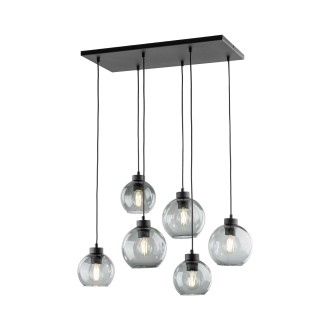 TK Lighting 2833 - Luster Cubus graphite 6xE27, grafit/čierna