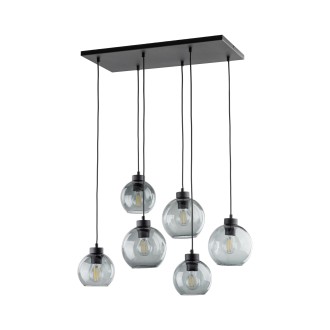 TK Lighting 2833 - Luster Cubus graphite 6xE27, grafit/čierna