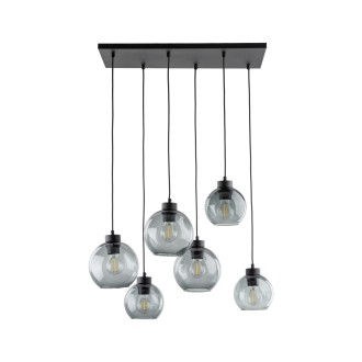 TK Lighting 2833 - Luster Cubus graphite 6xE27, grafit/čierna
