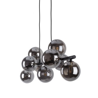 TK Lighting 5667 - Luster Estera 9xG9, čierna