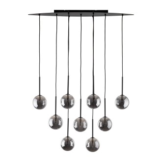 TK Lighting 6148 - Luster Estera 9xG9, čierna/grafit