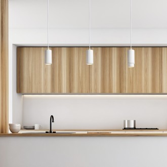 Rendl R13777 - Luster Optimus 1xGU10, <10-50°, Ø55, biela