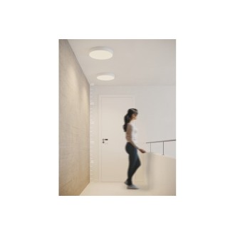 Azzardo AZ2264 - Stropné LED svietidlo Monza R 50W, 4000K, 4400lm, Ø400, RA≥90, biela