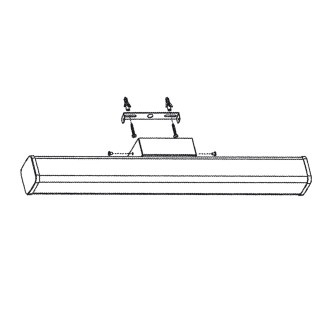 TOP LIGHT Madeira H40 - Nástenné kúpeľňové LED svietidlo Madeira H40, 8W, 4000K, 800lm, D400, IP44, chróm